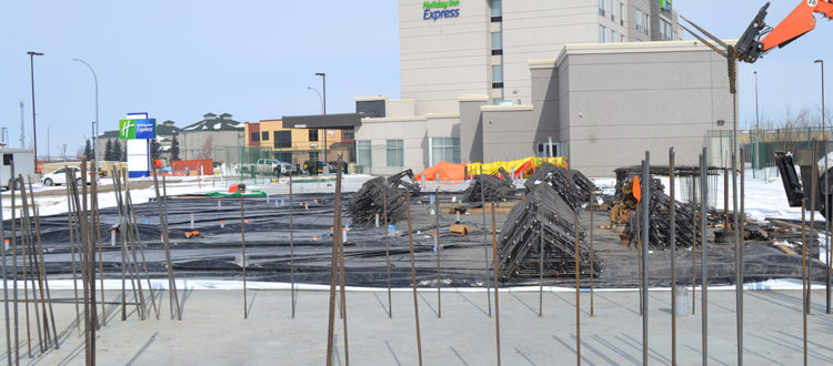 Staybridge Suites Construction in Red Deer Alberta