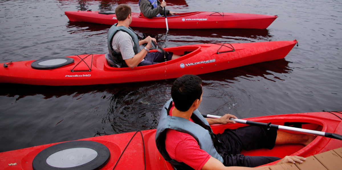 Kayaking in Red Deer, Alberta