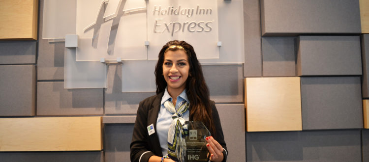 Holiday Inn Express Winning Metrics Award in Red Deer, Alberta